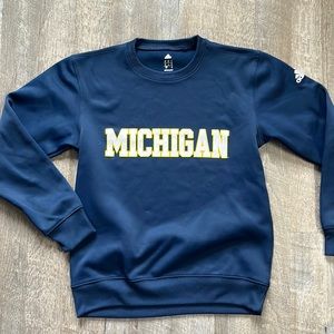 University of Michigan Adidas Crewneck Sweatshirt
